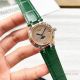 Copy Longines PrimaLuna Lady Watches Full Diamond Dial Green Leather Strap (4)_th.jpg